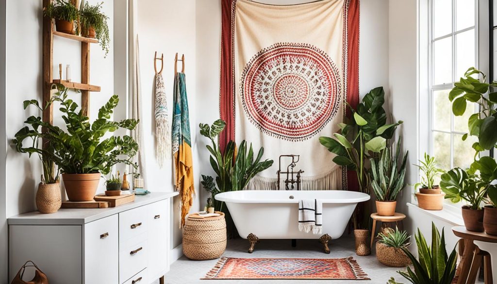 Boho-Chic im Badezimmer