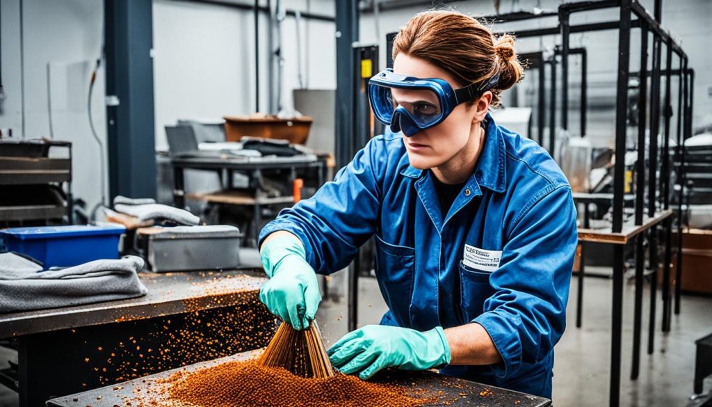 Nachbehandlung rostiger Metallmöbel