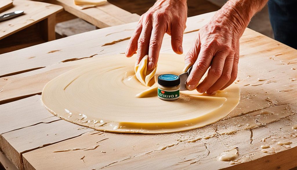 Schritt-für-Schritt-Anleitung zur Reparatur von Holzrissen mit Holzwachs