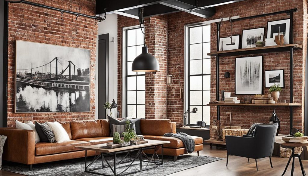 Wandgestaltung im Industrial Style