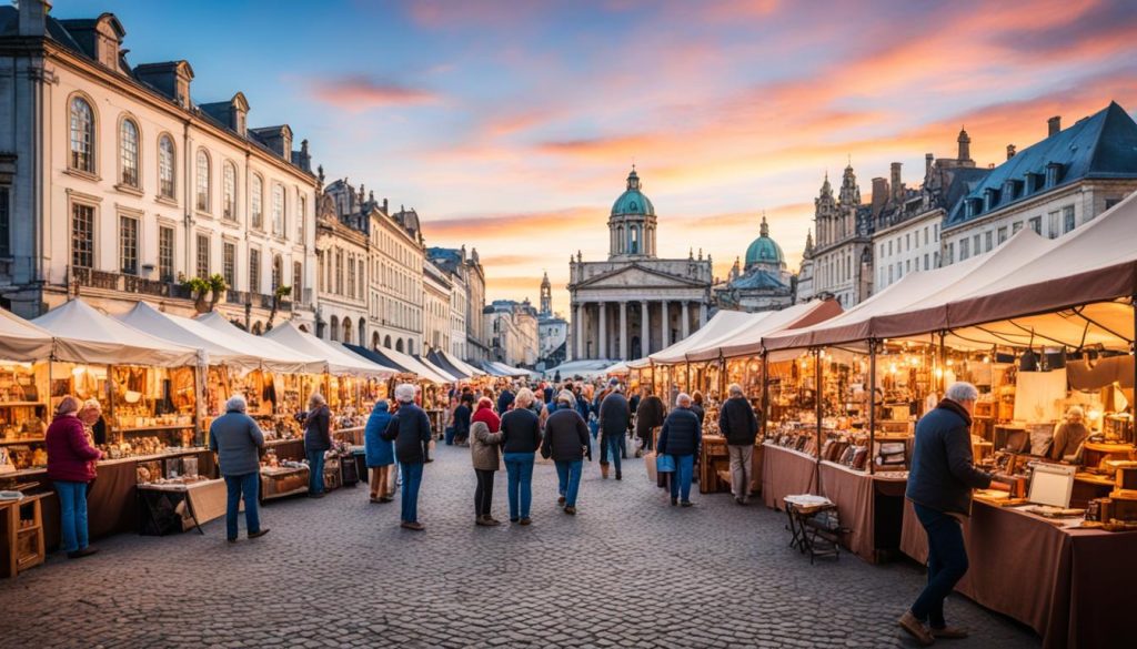 Markt für antike Möbel