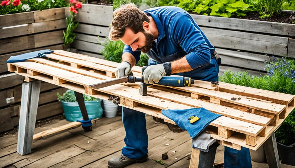 Möbel aus Paletten selbst bauen