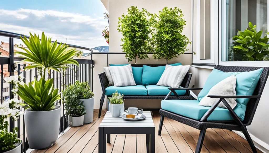 Outdoor Möbel Trends für kleine Balkone